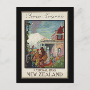 Chateau Tongariro New Zealand Postcard