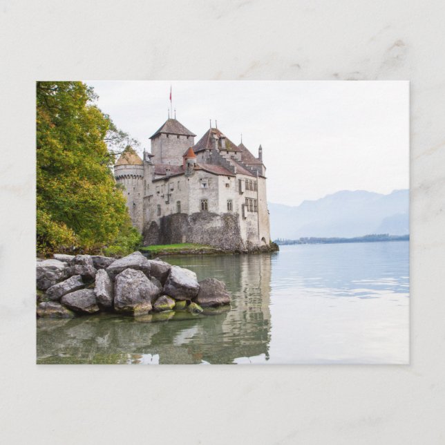 Chateaux Chillon Switzerland Postcard (Front)