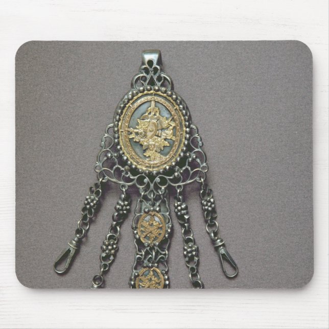 Chatelaine, late 18th century mouse mat (Front)