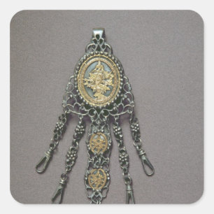 Chatelaine, late 18th century square sticker