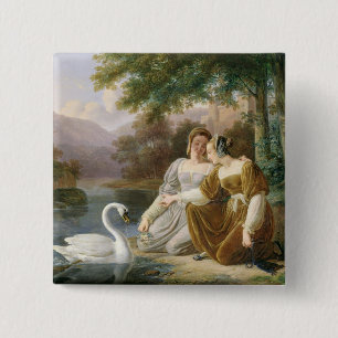 Chatelaines 15 Cm Square Badge