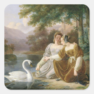 Chatelaines Square Sticker