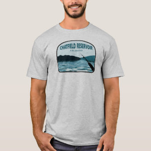 Chatfield Reservoir Colorado Fishing Rod T-Shirt