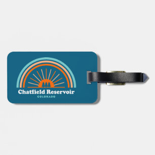 Chatfield Reservoir Colorado Rainbow Luggage Tag
