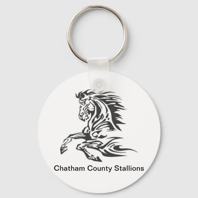 Chatham County Stallions Key Chain (Front)