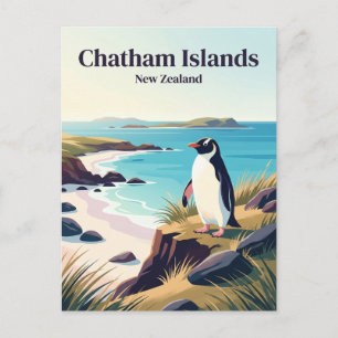 Chatham Islands New Zealand Postcard
