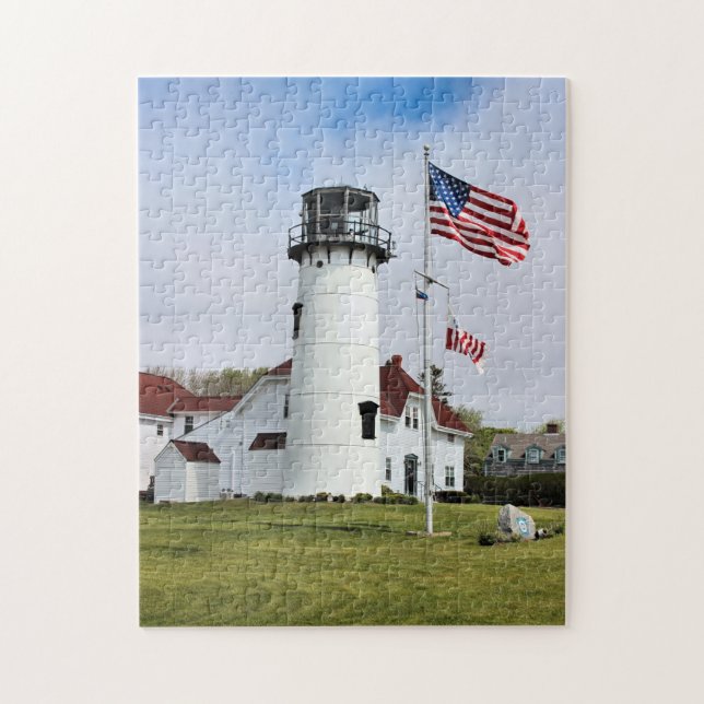 Chatham Lighthouse, Cape Cod MA Jigsaw Puzzle (Vertical)