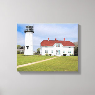 Chatham Lighthouse, Cape Cod, MA Wrapped Canvas