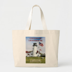 Chatham Lighthouse Cape Cod Massachusetts Tote Bag
