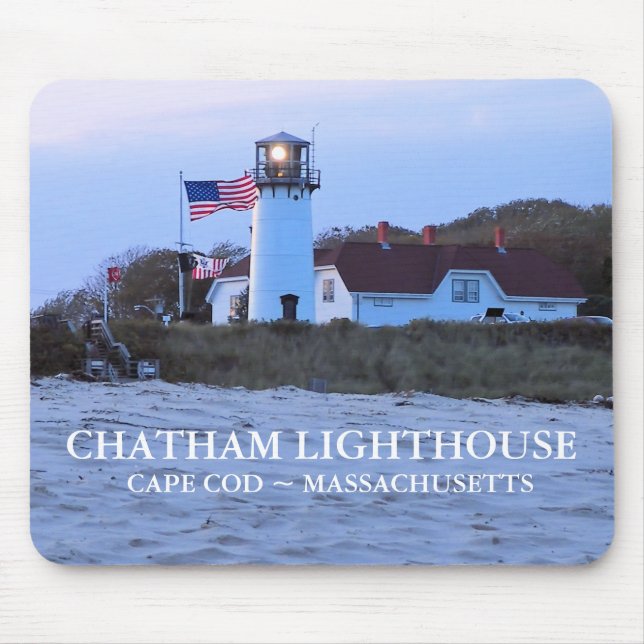 Chatham Lighthouse, Massachusetts Mousepad (Front)