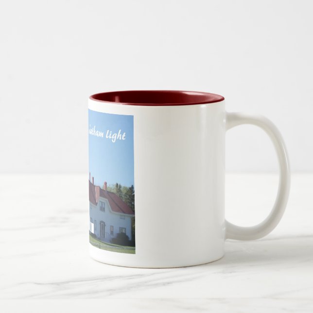 Chatham Lighthouse Two-Tone Coffee Mug (Right)