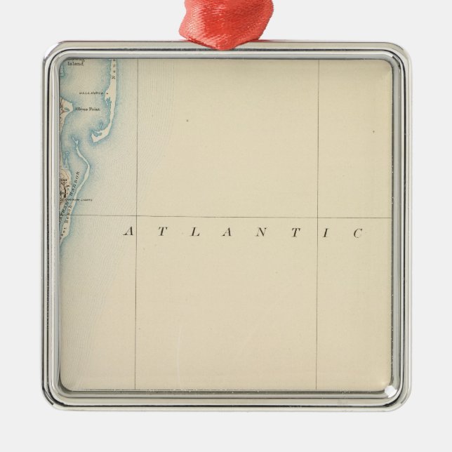 Chatham, Massachusetts Metal Tree Decoration (Front)