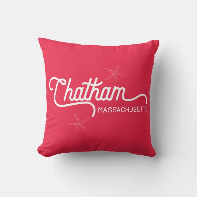 Chatham Massachusetts Nautical Cushion (Front)
