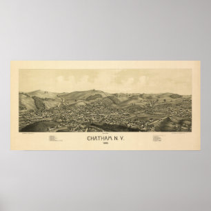 Chatham NY 1886 Poster