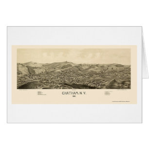 Chatham, NY Panoramic Map - 1886