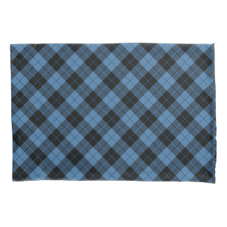 Chathams Blue Tartan Scottish Pattern Pillowcase