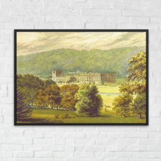 Chatsworth Derbyshire Jane Austen Darcy Pemberly Poster