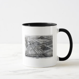 Chatsworth House, engraved by Johannes Kip Mug