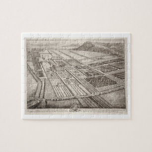 Chatsworth House, seat of William Cavendish (1640- Jigsaw Puzzle