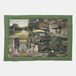 Chatsworth House Tea Towel
