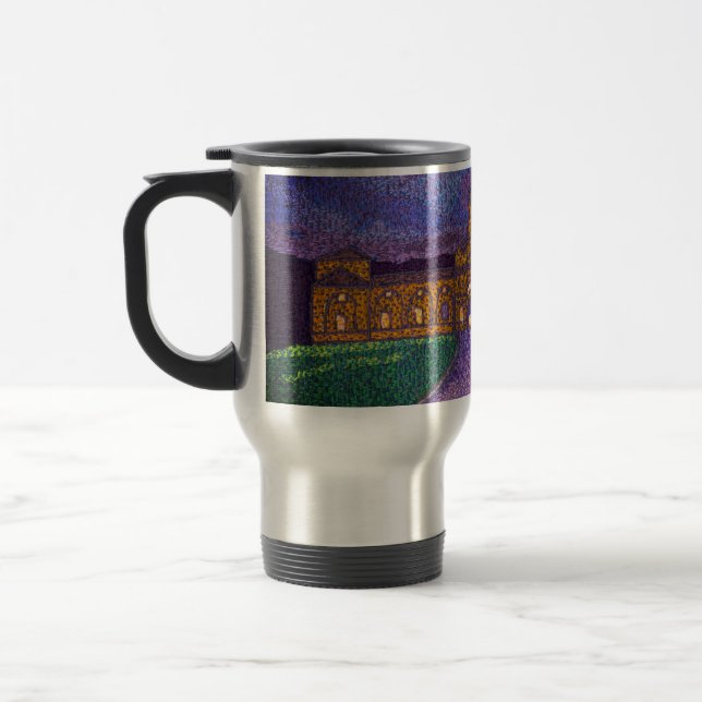 Chatsworth stables travel mug (Left)