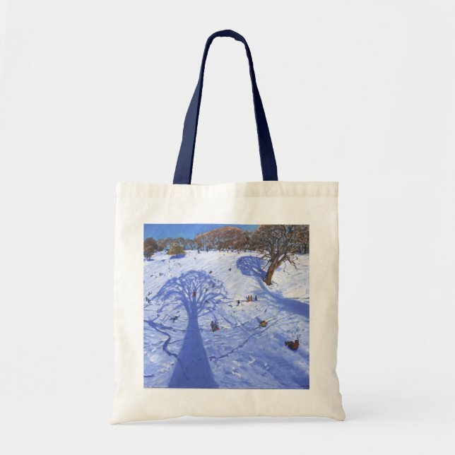 Chatsworth winter tree shadows 2013 tote bag (Front)