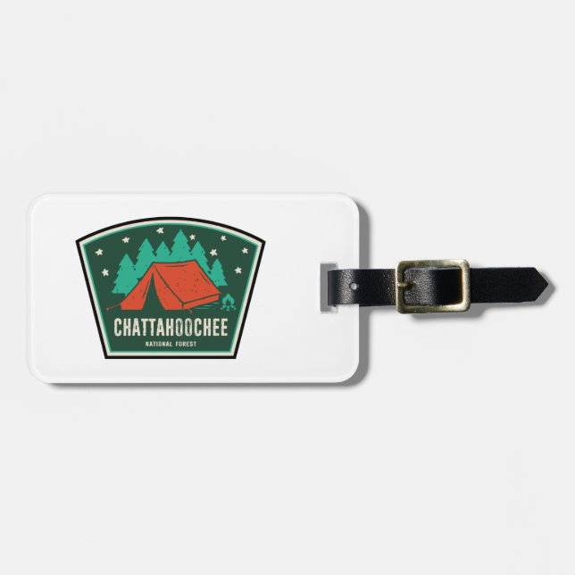 Chattahoochee National Forest Camping Luggage Tag (Front Horizontal)