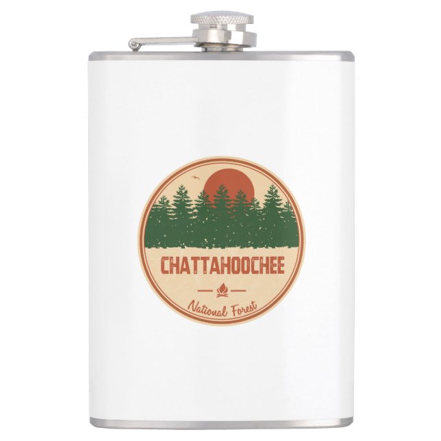 Chattahoochee National Forest Hip Flask (Front)