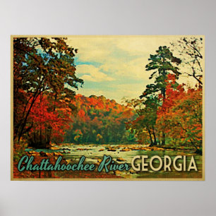 Chattahoochee River Georgia Poster