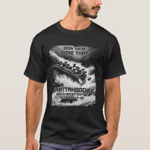 Chattahoochee White Water Rafting River Rapids Geo T-Shirt