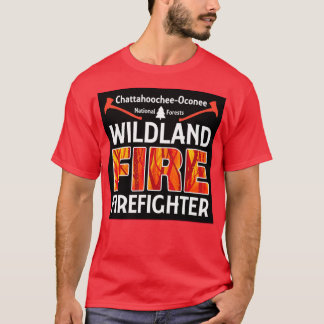 ChattahoocheeOconee National Forests Wildland Fire T-Shirt