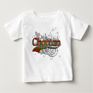 Chattan Tartan Grunge Baby T-Shirt