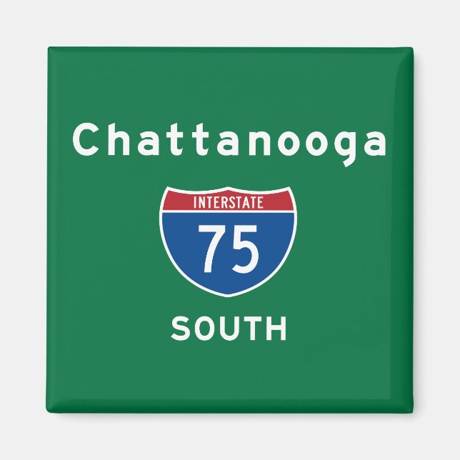 Chattanooga 75 magnet (Front)
