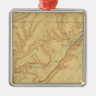 Chattanooga Campaign Metal Tree Decoration