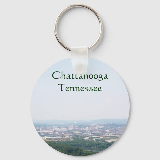 Chattanooga from the sky key ring (Front)