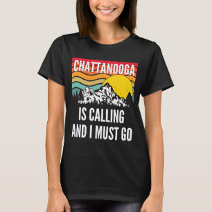Chattanooga Is Calling And I Must Go, Wavy Sunset T-Shirt