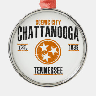 Chattanooga Metal Tree Decoration
