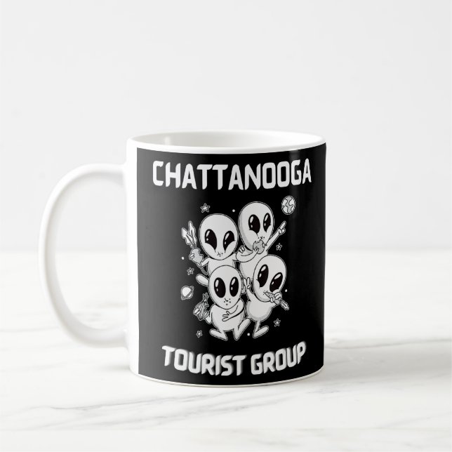 Chattanooga Native Pride Alien Funny State Tourist Coffee Mug (Left)