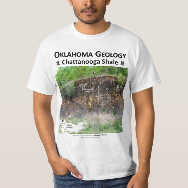 Chattanooga Shale I - Outcrop Characterisation T-Shirt (Front)