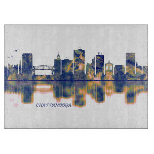 Chattanooga Skyline Cutting Board