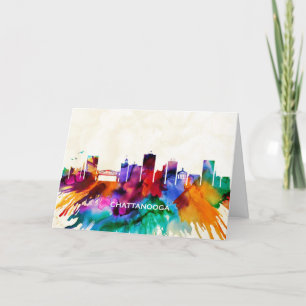Chattanooga Skyline Holiday Card