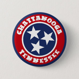 Chattanooga, Tennessee 6 Cm Round Badge