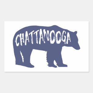 Chattanooga Tennessee Bear Rectangular Sticker