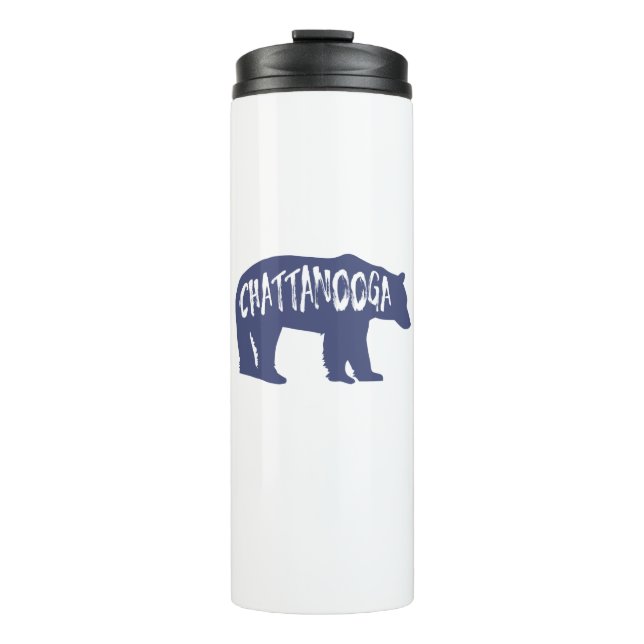 Chattanooga Tennessee Bear Thermal Tumbler (Front)