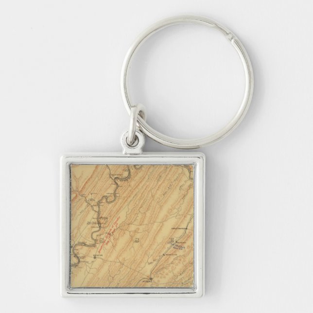 Chattanooga, Tennessee Key Ring (Front)