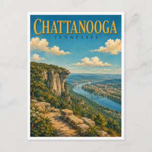 Chattanooga Tennessee Lookout Mountain GeoSaga Postcard