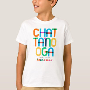 Chattanooga Tennessee Mid Century, Pop Art, T-Shirt