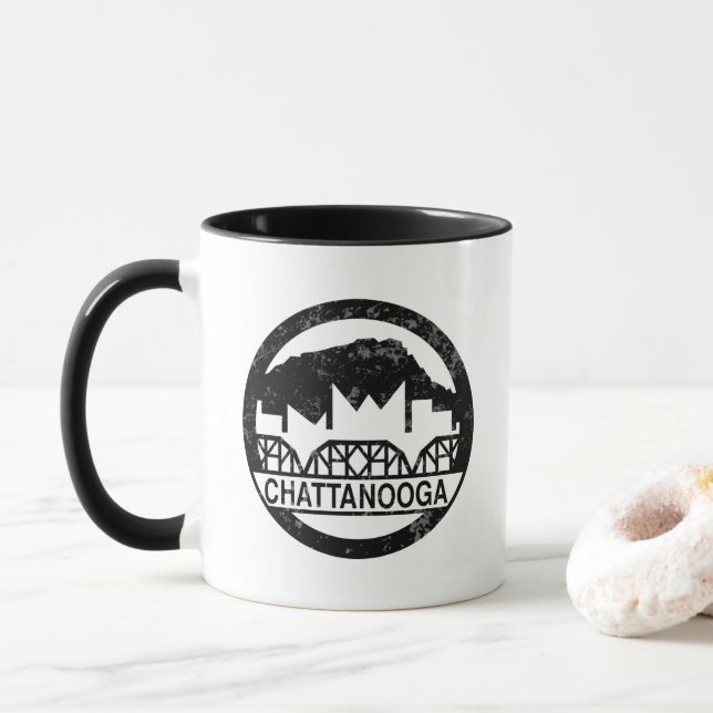 Chattanooga Tennessee Mug (With Donut)