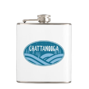 Chattanooga Tennessee Outdoors Hip Flask