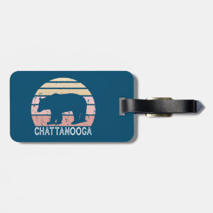 Chattanooga Tennessee Retro Bear Luggage Tag